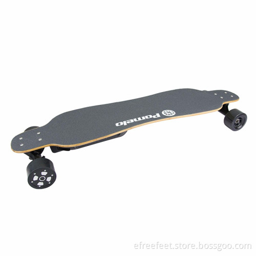 Pomelo dual motors removable battery pack 4 wheels electric skateboard wholesale